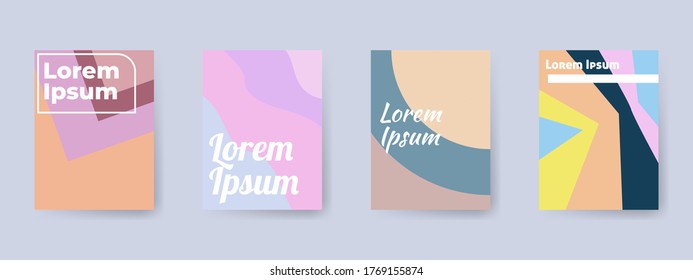 Abstract geometric pattern background for business brochure cover design. Vector flyer template layout design. For business brochure, poster, annual report, leaflet, magazine or book cover.