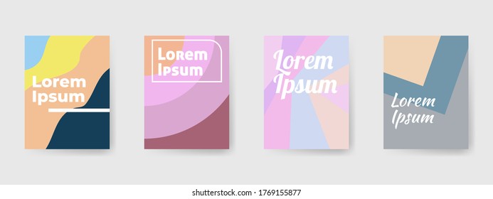 Abstract geometric pattern background for business brochure cover design. Vector flyer template layout design. For business brochure, poster, annual report, leaflet, magazine or book cover.