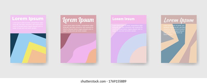 Abstract geometric pattern background for business brochure cover design. Vector flyer template layout design. For business brochure, poster, annual report, leaflet, magazine or book cover.