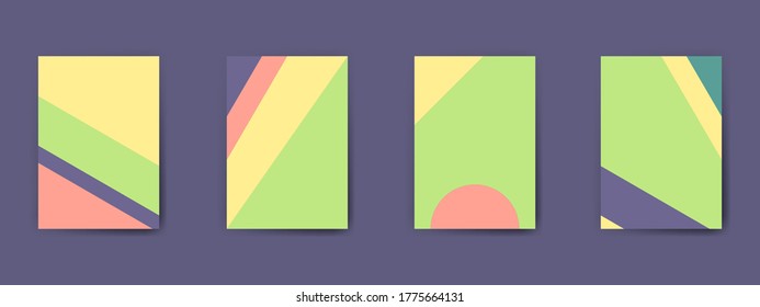 Abstract geometric pattern background for business brochure cover design. Vector flyer template layout design. For business brochure, poster, annual report, leaflet, magazine or book cover.