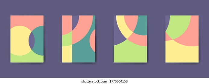 Abstract geometric pattern background for business brochure cover design. Vector flyer template layout design. For business brochure, poster, annual report, leaflet, magazine or book cover.