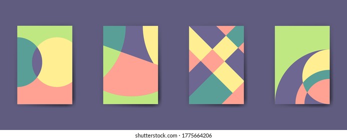 Resumen de fondo de patrón geométrico para el diseño de portada de folletos de negocios. Diseño de plantilla de volante vectorial. Para folletos comerciales, afiches, informes anuales, folletos, revistas o portada de libros.