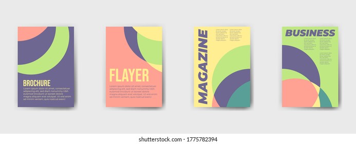 Resumen de fondo de patrón geométrico para el diseño de portada de folletos de negocios. Diseño de plantilla de volante vectorial. Para folletos comerciales, afiches, informes anuales, folletos, revistas o portada de libros.