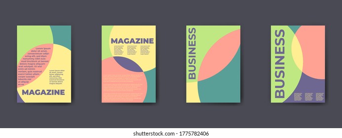 Abstract geometric pattern background for business brochure cover design. Vector flyer template layout design. For business brochure, poster, annual report, leaflet, magazine or book cover.