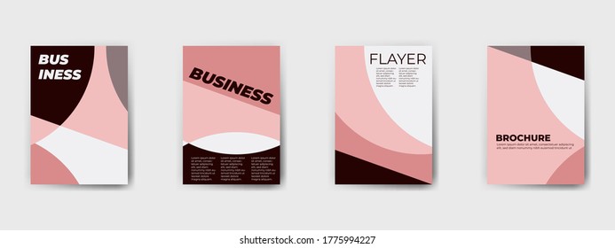 Resumen de fondo de patrón geométrico para el diseño de portada de folletos de negocios. Diseño de plantilla de volante vectorial. Para folletos comerciales, afiches, informes anuales, folletos, revistas o portada de libros.