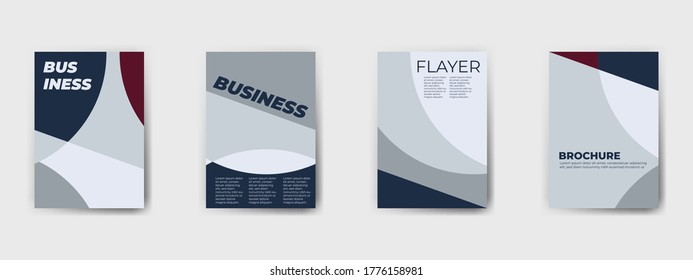 Abstract geometric pattern background for business brochure cover design. Vector flyer template layout design. For business brochure, poster, annual report, leaflet, magazine or book cover.