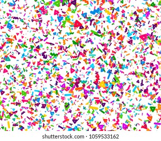 Abstract geometric pattern. Background with colored shapes. Mosaic graphic design. Vivid backdrop for Banners, Posters, Flyers. Vector