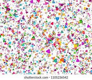 Abstract geometric pattern. Background with colored shapes. Mosaic graphic design. Vivid backdrop for Banners, Posters, Flyers. Vector