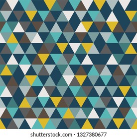 Abstract Geometric Pattern Background With Colorful Triangles