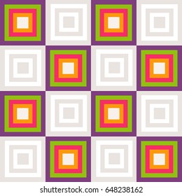 Abstract Geometric Pattern Background WIth Colorful Squares
