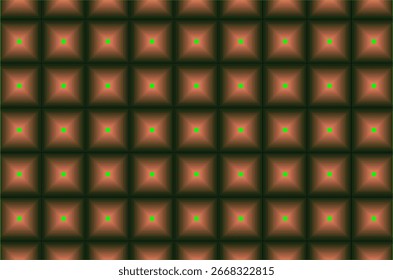 Padrão geométrico contínuo com um design quadrado vermelho brilhante. adequado para uso como papel de parede digital moderno, fundo ou elemento de design decorativo. Perfeito para temas de tecnologia, conceitos de ficção científica.