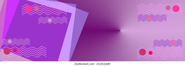 Abstract geometric pattern background design which is dominated by purple color.Suitable to use for designing textured greeting cards and gift cards.