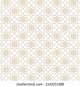 Abstract geometric pattern background with gold color lines for elegant design
