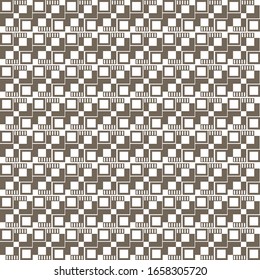 Abstract geometric pattern background with line texture for business brochure cover design. vector design with brown and white colors