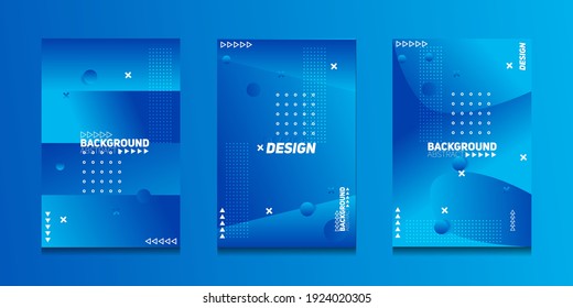 Abstract geometric pattern background with line pattern and halftone for business brochure cover design.