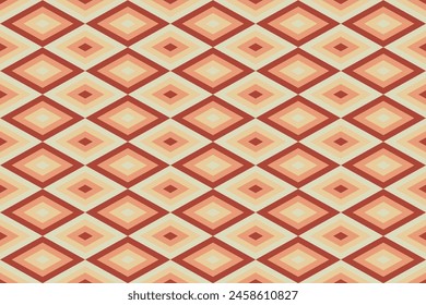 Abstract geometric pattern background, Abstract background pattern made with parallelogram shapes,with vintage color.