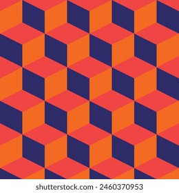 Abstract geometric pattern background, Abstract background pattern made with parallelogram shapes,with vintage color.