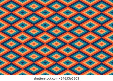 Abstract geometric pattern background, Abstract background pattern made with parallelogram shapes,with vintage color.