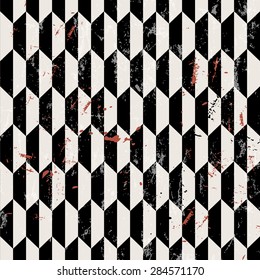 abstract geometric pattern background, with mosaic/polygon, grungy