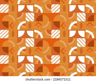 abstract geometric pattern. Background with orange color