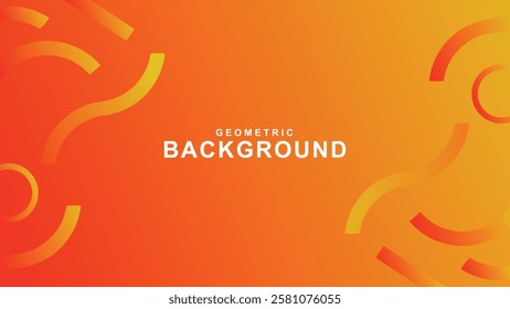 Abstract geometric pattern background for poster cover design. Color gradient banner template. Modern and minimalist vector waveform
