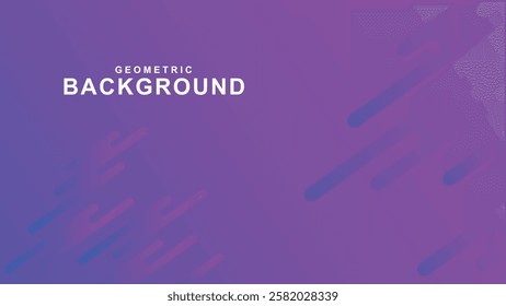 Abstract geometric pattern background for poster cover design. Color gradient banner template. Modern and minimalist vector waveform