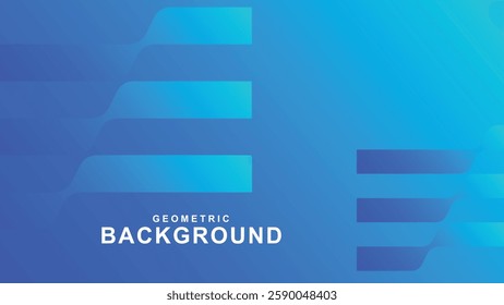 Abstract geometric pattern background for poster cover design. Color gradient banner template. Modern and minimalist vector waveform