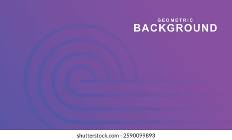 Abstract geometric pattern background for poster cover design. Color gradient banner template. Modern and minimalist vector waveform