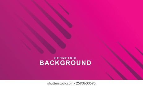 Abstract geometric pattern background for poster cover design. Color gradient banner template. Modern and minimalist vector waveform