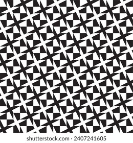 Resumen del fondo del patrón geométrico. Patrón vectorial de intersección cruzada sin soldadura.