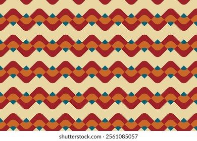 abstract geometric pattern background, square pattern background, wave pattern with vintage colors