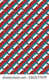 Abstract geometric pattern background, square pattern background, abstract pattern with vintage colors