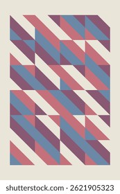 Abstract geometric pattern background, abstract stripes pattern with vintage color