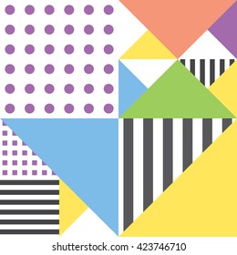 Abstract geometric pattern background tile