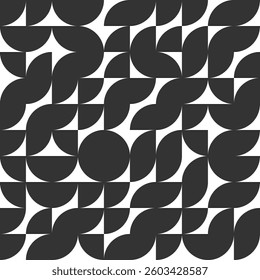 Abstract geometric pattern background, trendy vector shapes art. Bauhaus pattern background. Minimal cover design. Abstract backgrounds for cards, posters, covers, banners, or brand