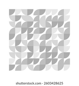 Abstract geometric pattern background, trendy vector shapes art. Bauhaus pattern background. Minimal cover design. Abstract backgrounds for cards, posters, covers, banners, or brand