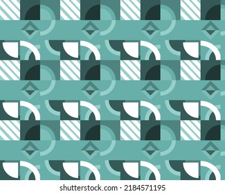 abstract geometric pattern. Background with turquoise color