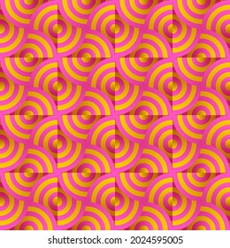 Abstract geometric pattern background, vector circle, color art design. Colorful pattern background