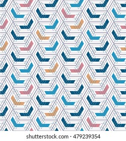 Abstract geometric pattern, background vector. Pattern can be used for wallpaper, cover fills, web page background, surface textures.