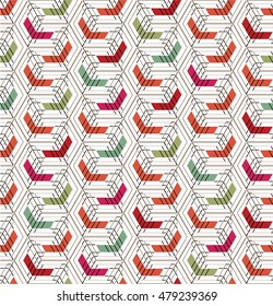 Abstract geometric pattern, background vector. Pattern can be used for wallpaper, cover fills, web page background, surface textures.