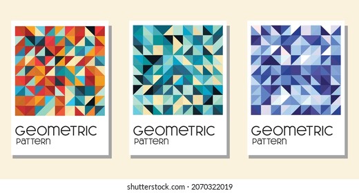 abstract geometric pattern background for wall decoration, book cover, calendar, and tote bag.