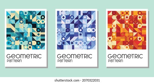 abstract geometric pattern background for wall decoration, book cover, calendar, and tote bag.