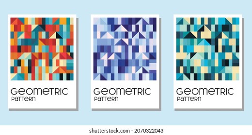 abstract geometric pattern background for wall decoration, book cover, calendar, and tote bag.