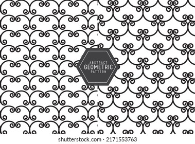 Abstract geometric pattern background or wallpaper template. Vector eps.
