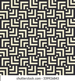 abstract geometric pattern of black and beige corners