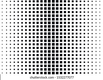 Abstract geometric pattern. Black circles on a white background. Vector illustration. Vector halftone dots