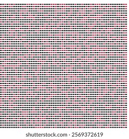 Abstract Geometric Pattern: Black, Red, and White Horizontal Stripes