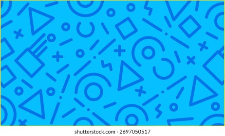 Padrão geométrico abstrato com formas pretas sobre um fundo branco limpo.