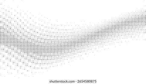 Padrão geométrico abstrato de triângulos e pontos pretos sobre um fundo branco