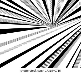 Patrón geométrico abstracto. Ilustración del vector de fondo blanco y negro.